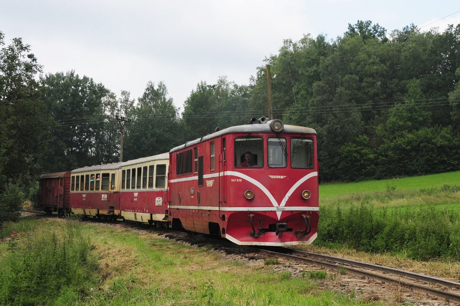 2020.07.19 JHMD T47.018 und T47.005 Jindřichův Hradec - Nová Bystřice (30)